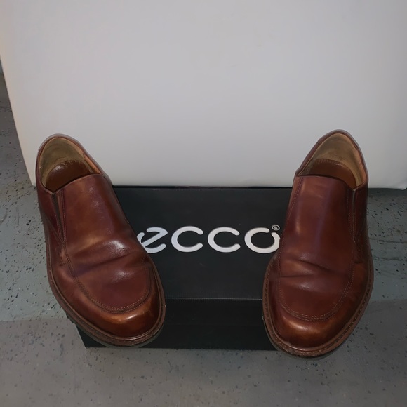 Ecco Dress Shoes Brown - Picture 1 of 4